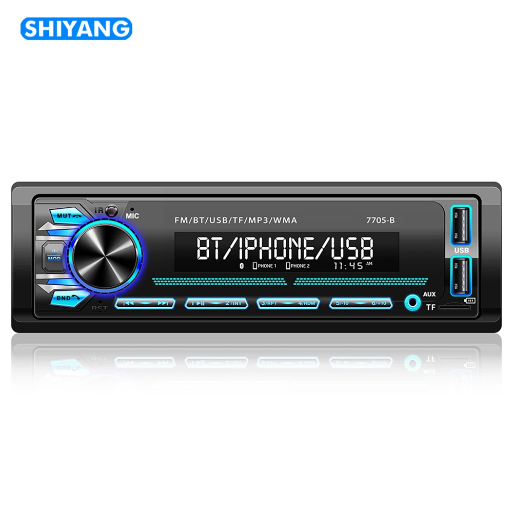 Professional Factory Universal 1 Din USB/FM/BT MP3 Multimedia Stereo Player Single Din Car MP3 Player