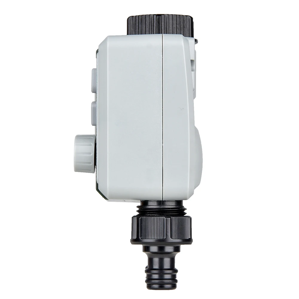 Garden plant outdoor smart waterproof big screen intelligent two outlet two zones independent control water timer programme
