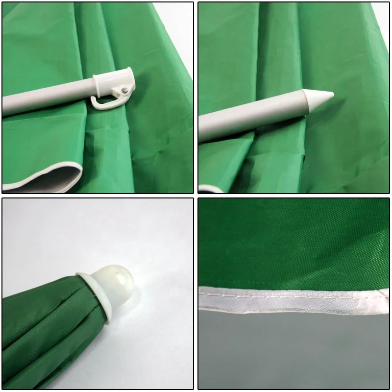 190*8k wholesale parasol umbrella  210D oxford market beach umbrella