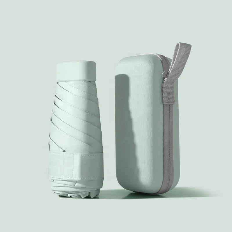 Wholesale 6 Fold Logo Business Designer Yellow Personalized Portable Mini Umbrella With Custom Logo