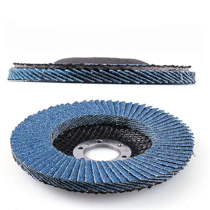 Abrasive Zirconium Aluminium Grit Flexible Flap Disc for Weld Grinding Demurring Rust or Paint Removal and Feathering
