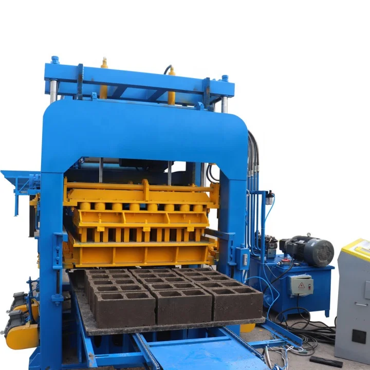 Full Automatic Block Machine Line QT12-15 produce all kinds of blocks for sale In Factory Price