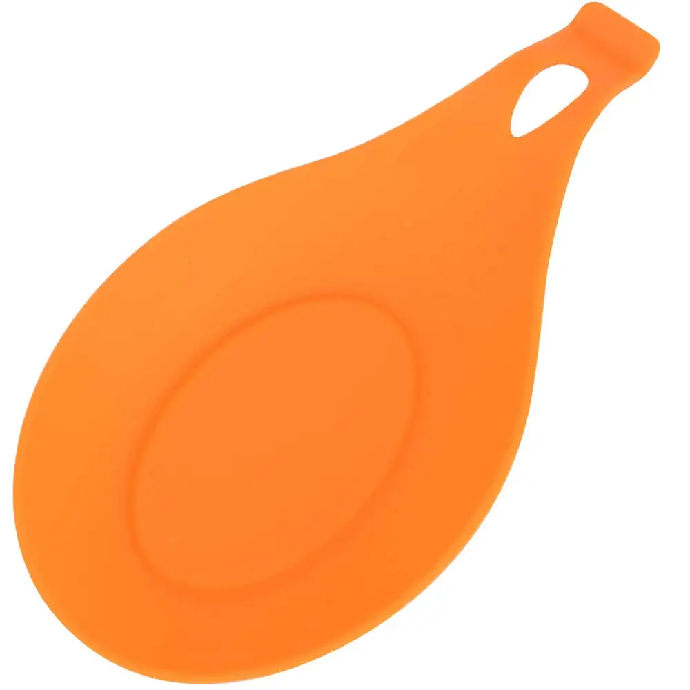 Kitchen accessory silicone spoon rest, wholesale silicone spoon holder