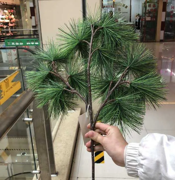 High simulation Christmas decorative wholesale artificial  evergreen pine tree branch