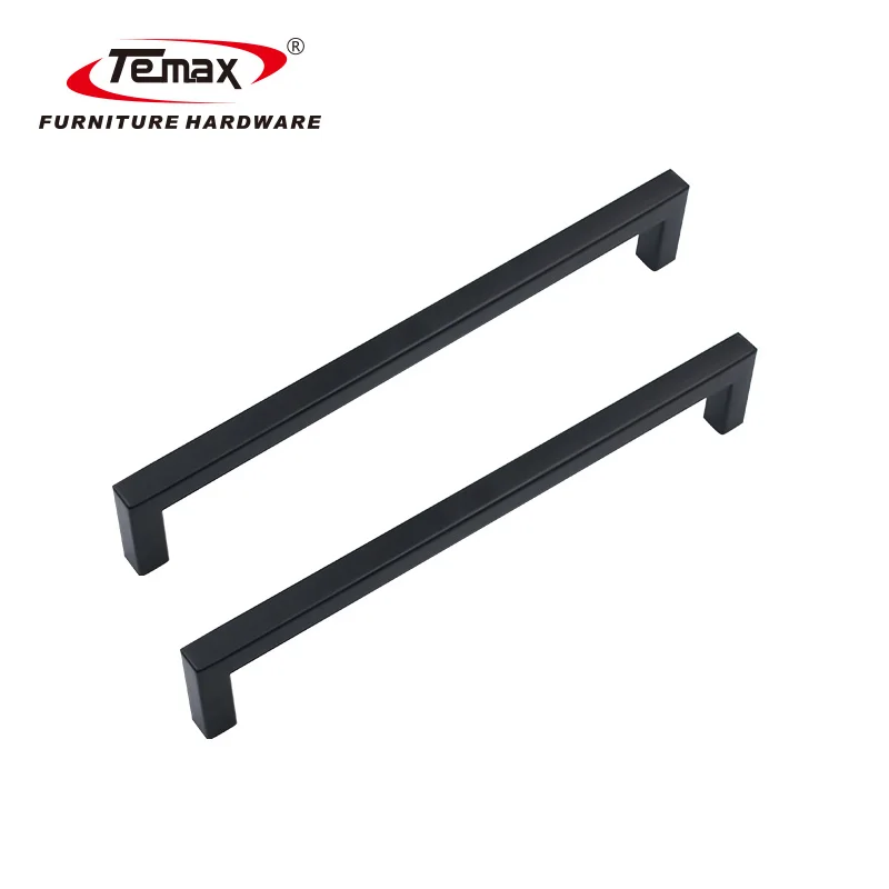 Square Stainless Steel Furniture Handle Pull Handle Wardrobe Hardware