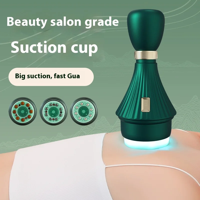 Professional Portable Mini hand-held Smart Electric Vacuum Cupping Therapy Gua Sha Massage kneading abdominal instrument