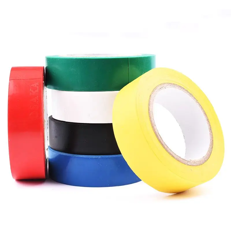 Shiny Water Proof Black Wire Liquid Waterproof Self Adhesive Custom Printed Vinyl Pvc Insulation Electric Electrical Tape