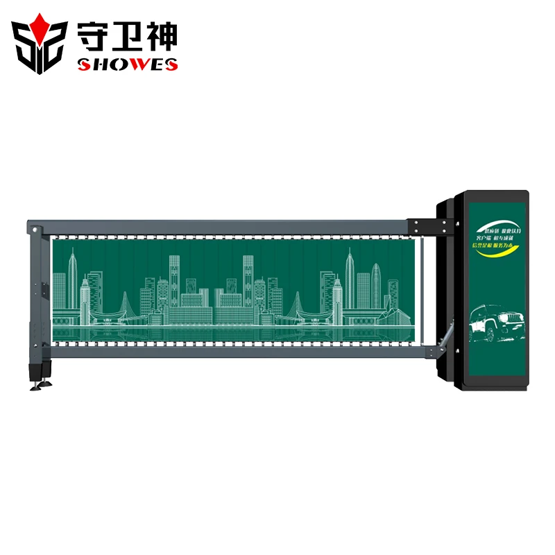 electric parking advertising boom barrier dc motor barrier gate