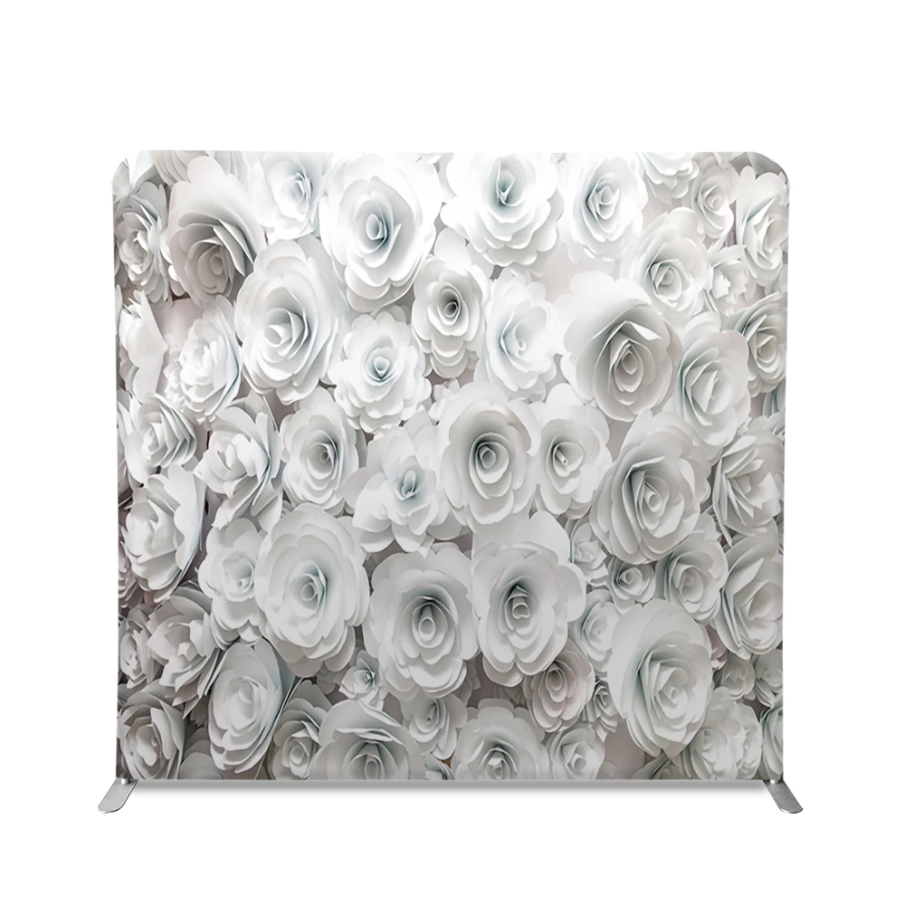 8x8ft rectangle aluminum frame pillow case cover custom photo booth photography backdrop stand