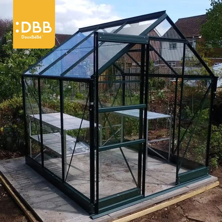 Custom China Wholesale Glass for Greenhouses Panels Aluminum Glass Greenhouse