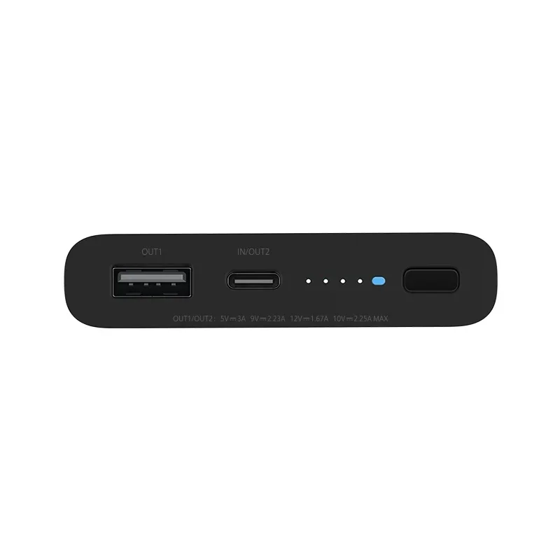 Mijia 10000mAh WPB15PDZM  Powerbank 10000 Qi Fast Wireless Charger Portable Spare Poverbank