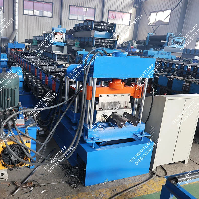 Highway Guardrail Crash Barrier roll forming machine freeway guardrail W beam machine