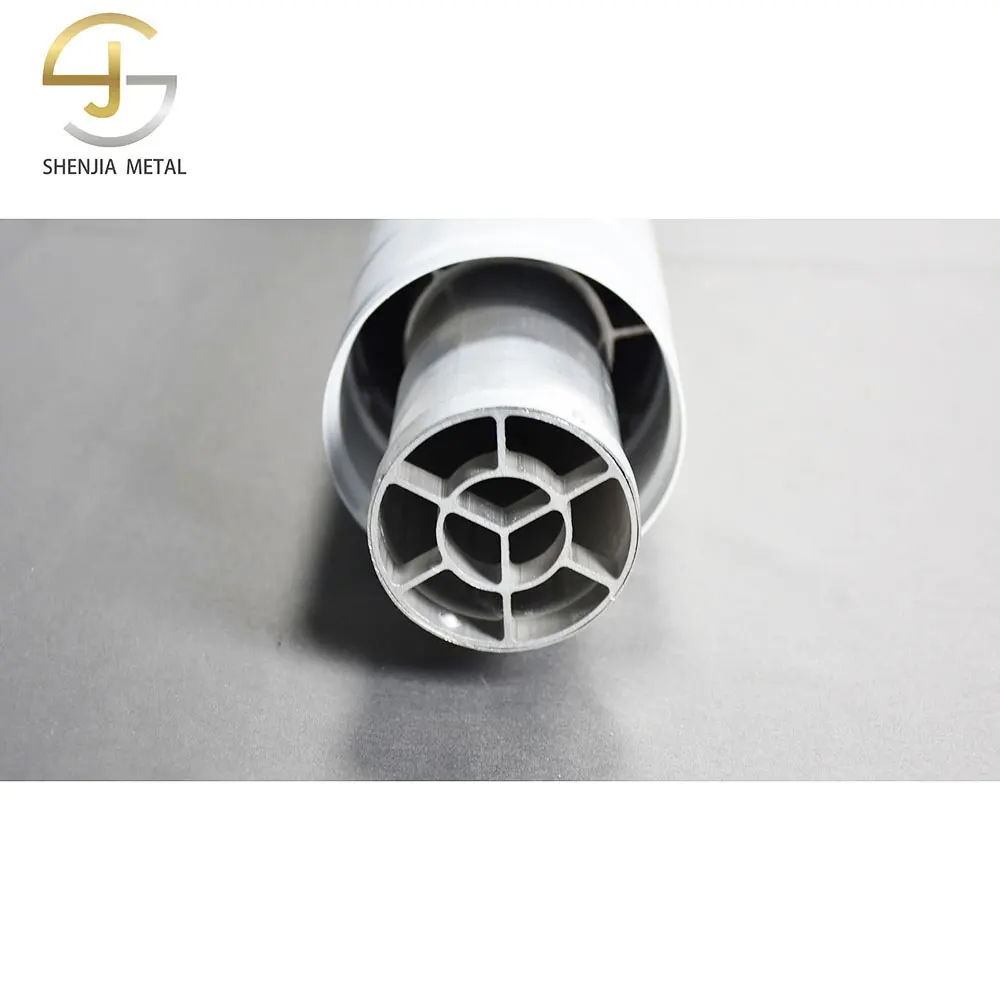 Aluminum exhaust pipe 100/60mm double-layer thickened wall hanging furnace chimney accessories