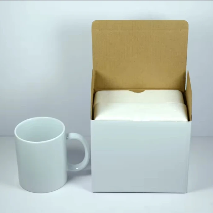 Ceramic Mug 11oz White Sublimation Blanks Coffee Mug for Custom Logo Printed Cup