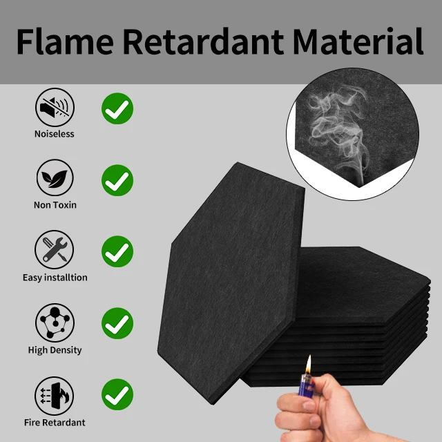 Customized Products Fireproof Acoustic Diffuser Panel Wall Soundproofing Panels