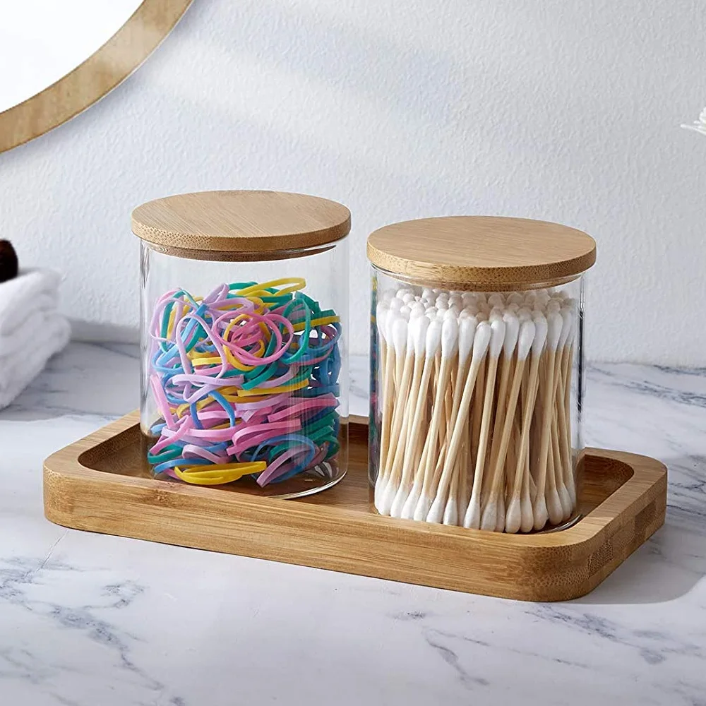 Factory Sale New Products Buy Dresser Tray Home Storage Custom Bathroom Bamboo Storage Tray