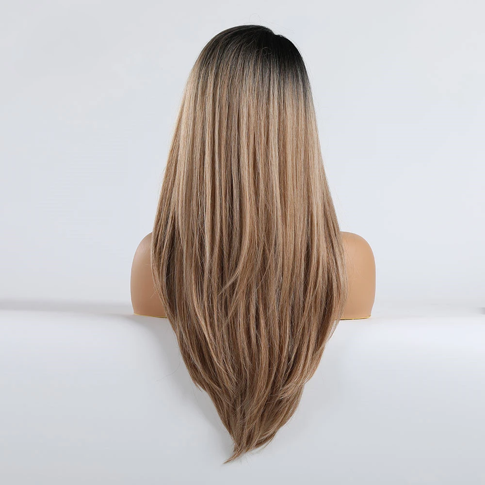 Daily Costume Cosplay Black Brown Blonde Long Straight Hair Wigs Brazilian Women Afro Wigs With Bangs