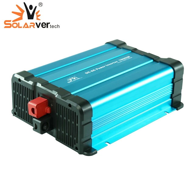 
Factory Price 1500W 12V 24V 48V DC to AC 110V 220V Inverter Pure Sine Wave Inverter 3KW Peak 