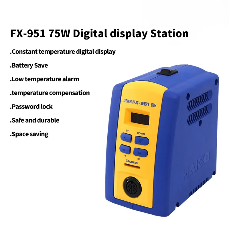 MYTO Hakko  fx951 soldering station with constant temperature digital display  removing static electricity 75W welding station