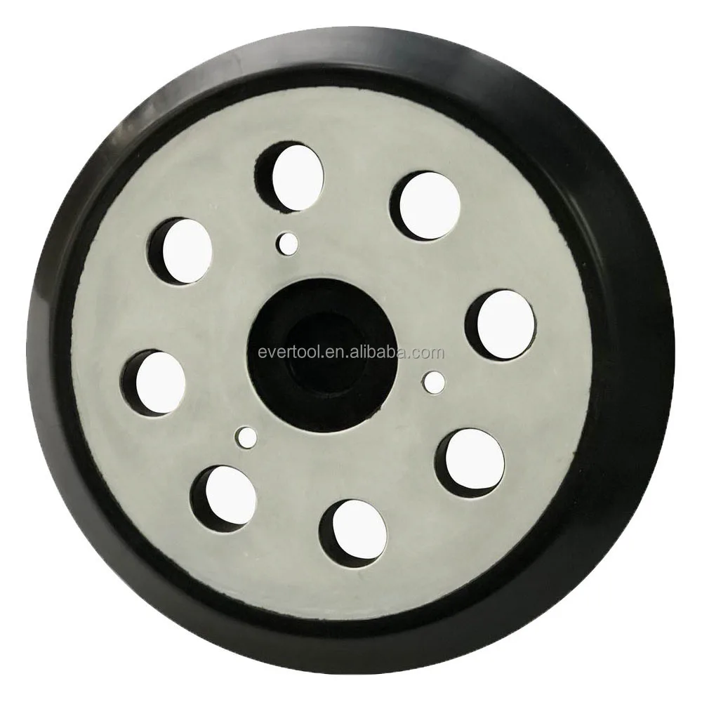 EVERTOOL 5 Inch 8 Holes Hook and Loop Sander Pad For Porter Cable Orbital Sander