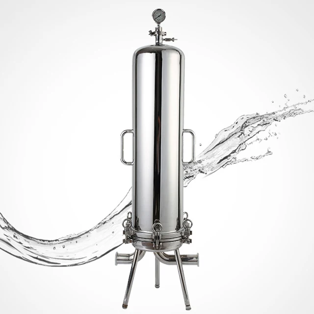 Liquid/wine/beer/honey/syrupfiltration machine Stainless Steel 304 multi Filter Housing