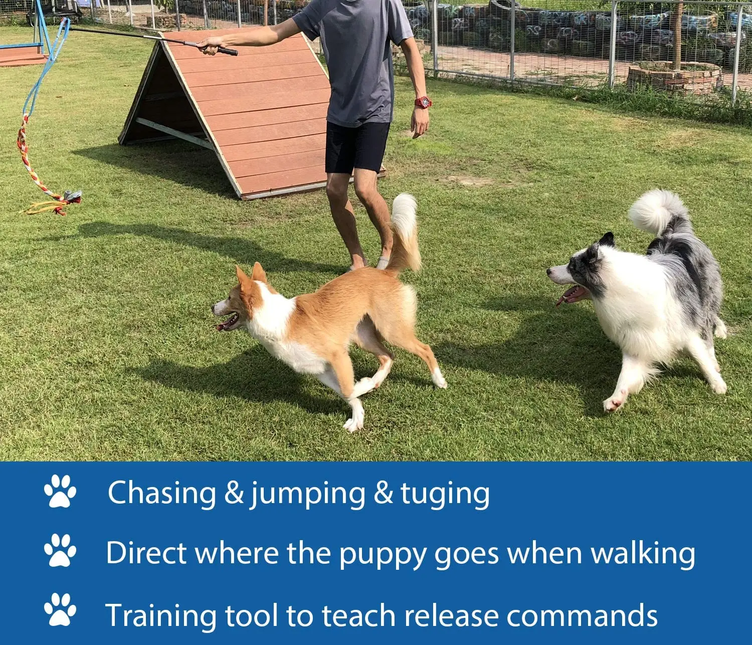 Интерактивная игрушка для флирта, прочная палочка с флисовой веревкой для домашних животных, игрушка для приманки, оптовая продажа