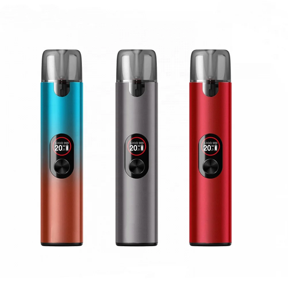 
Vape Pen With OLED 5-20W 700mAh Refillable Pod electronic vape pen e-cig vepe Colorful Technological style Vape 