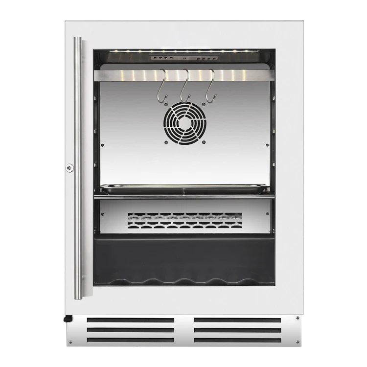 Meat Display Supermarket Refrigerator Meat Freezer Metal Hook Meat Dry Aging Refrigerator Electric Electronic Temperature 3 Pcs