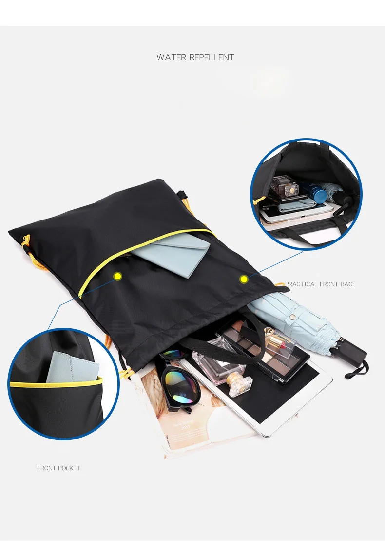 fitness drawstring bag