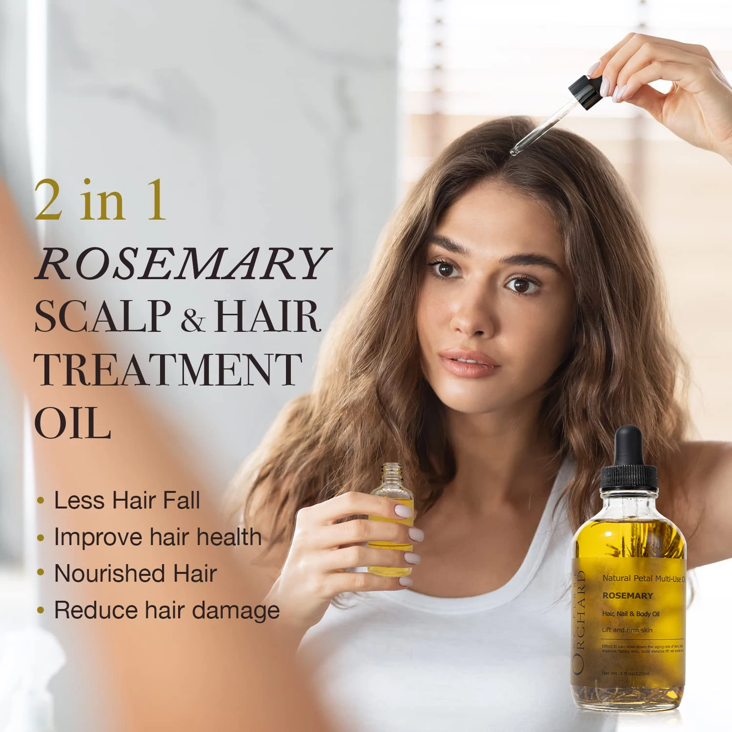 Private Label Natural Hair Growth Oil,Fast Strengthening Repairing Rosemary Oil For Hair Growth