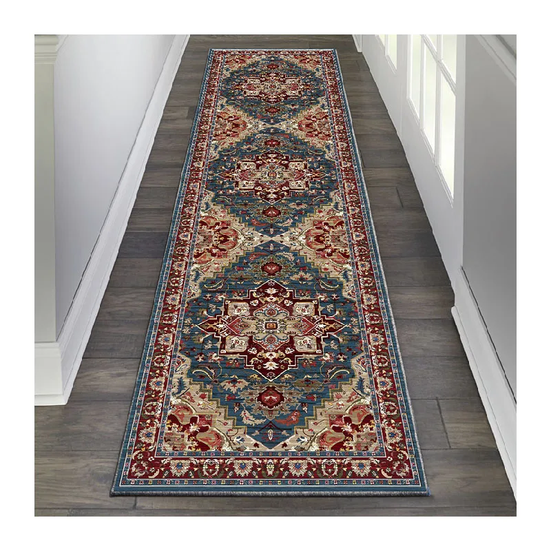 Crystal velvet printing 3d carpet corridors runner size rug cheap price printed carpet 3d
