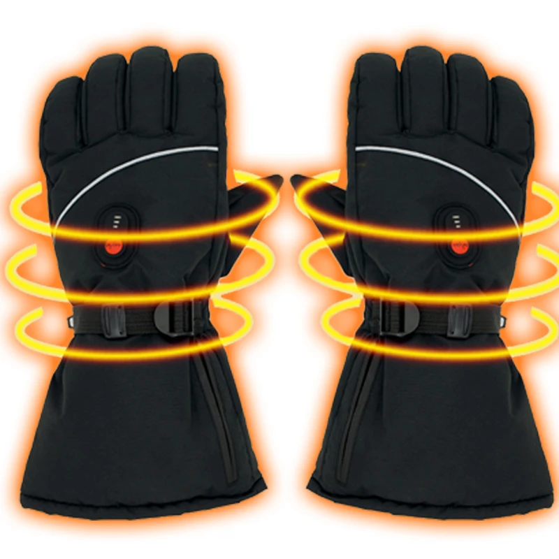 
Перчатки с подогревом и зарядкой от USB, безопасные теплые зимние перчатки с подогревом для сенсорного экрана TH81009 