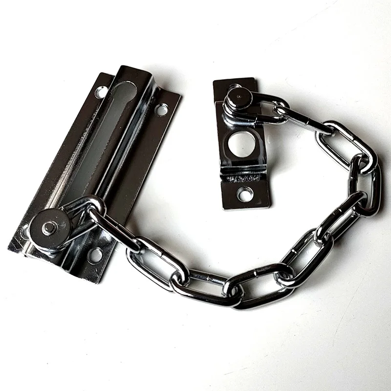Brass Design Door Safety Device  Locks Sliding Door Security Door Chain Guards with Latch Lock Entrance