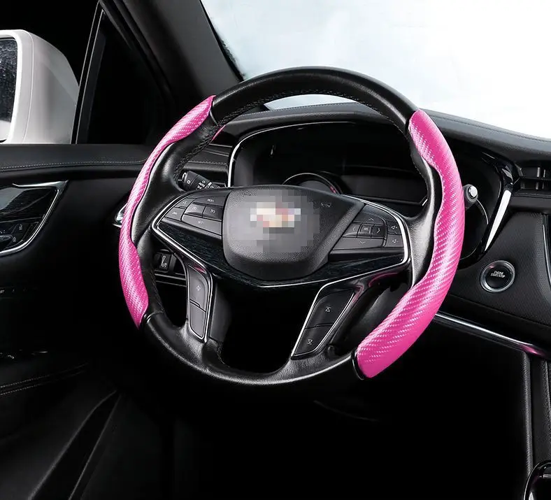 Wholesale Anti-slip Best Seller Easy Installation New Style Carbon Fiber Universal Car Steering Wheel Cover
