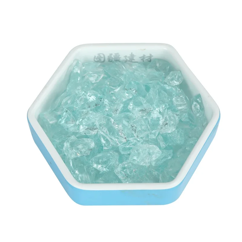 Factory wholesale mixed metallic colored crushed glass stone gold glass sand recycled crushed clear glass filter media