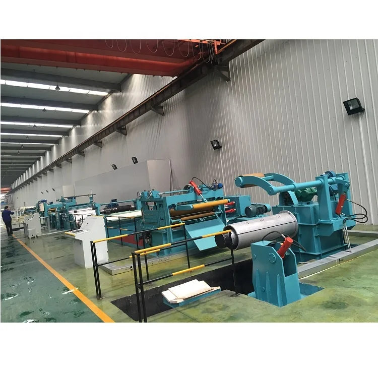 High speed automatic metal steel coil slit and  Cut to Length line