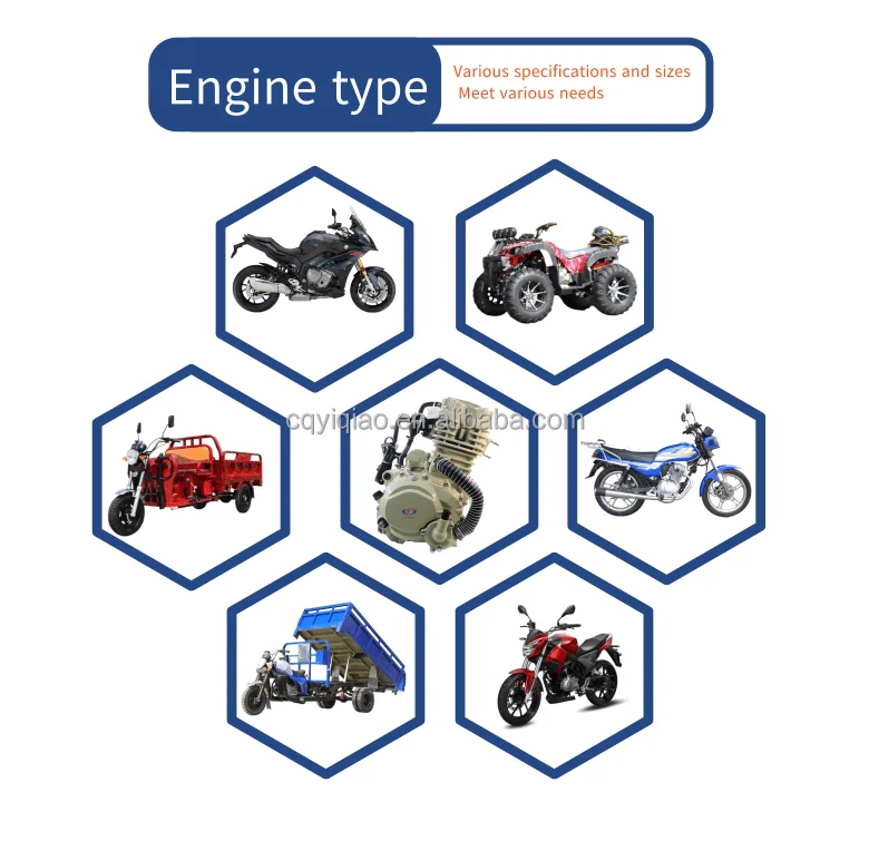 Chinese manufacturer produces 200CC engine transmission clutch accessories which can pull heavy goods. Motorcycle engine 200CC