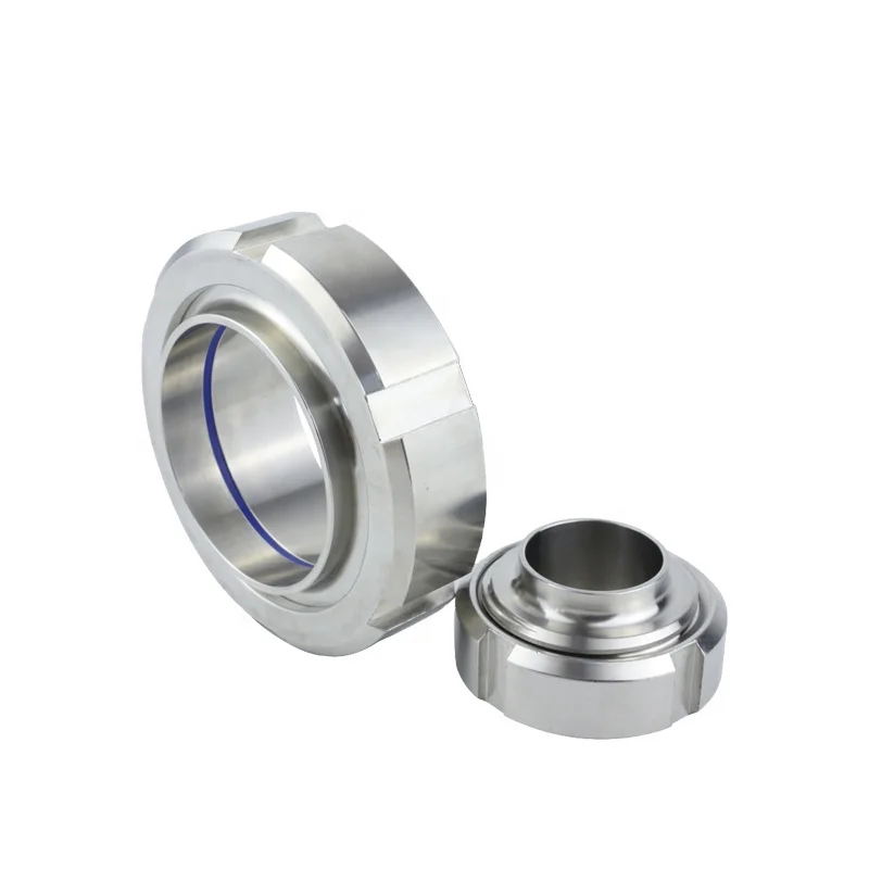 SS304 Sanitary Union  ss316 Food Grade  Stainless Steel 3A SMS DIN ISO Pipe Fitting