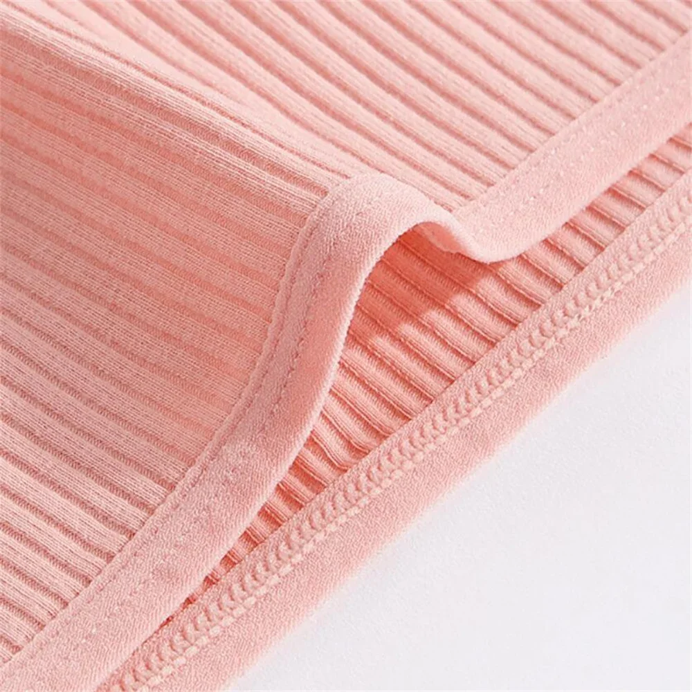 Wholesale Seamless Cotton Thong Women Underwear Ladies Ribbed G-string Low Waist Sports Girls Bikini Briefs Sales