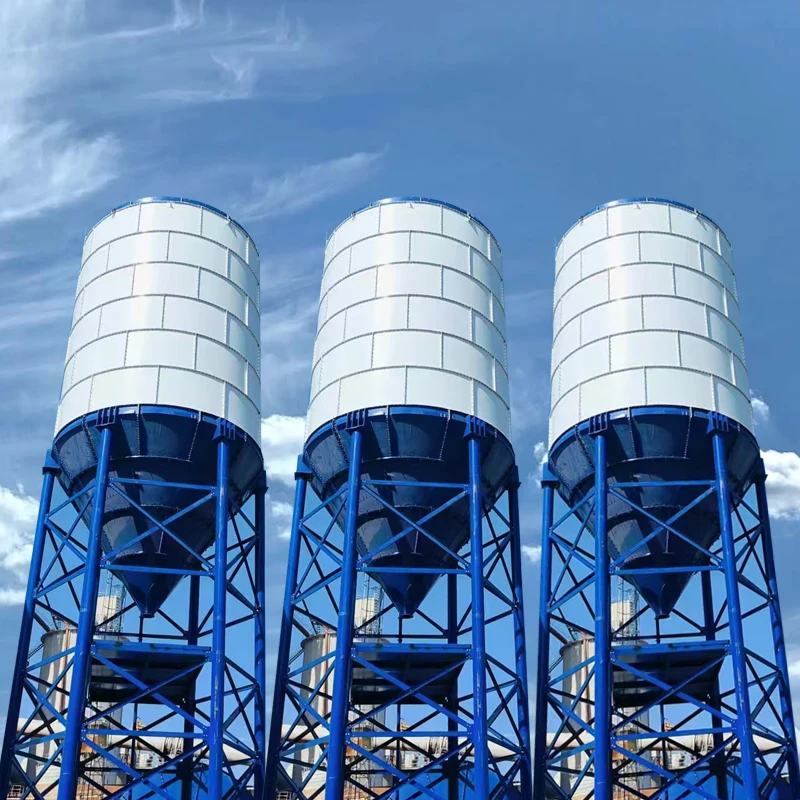 silo 500t 1000t 2000t concrete batching plant fly ash storage silo bolt cement silo