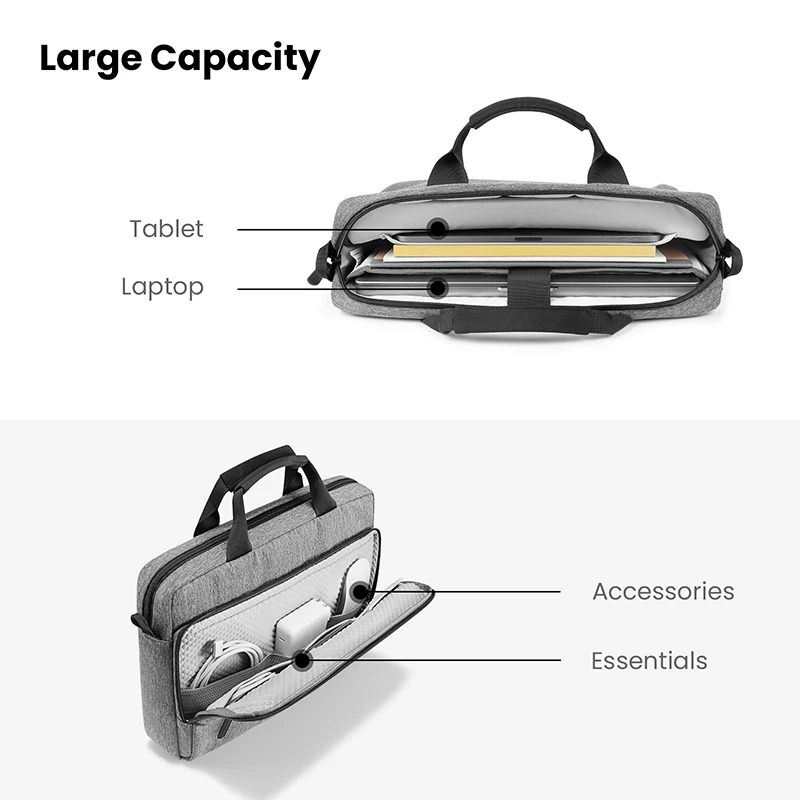Manufacturer Custom Logo New Design Best Work Office Travel Carrying Waterproof Computer Notebook Laptop Bag For Men Women