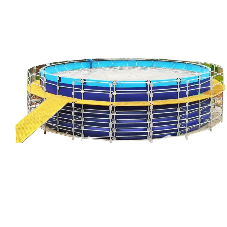 Large PVC fish farming tank PVC fish tank aquaculture
