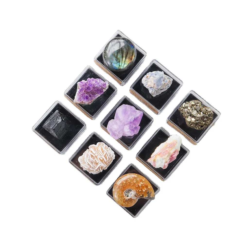 Natural Stone Crystal Gemstone Chakras Healing Stone Set