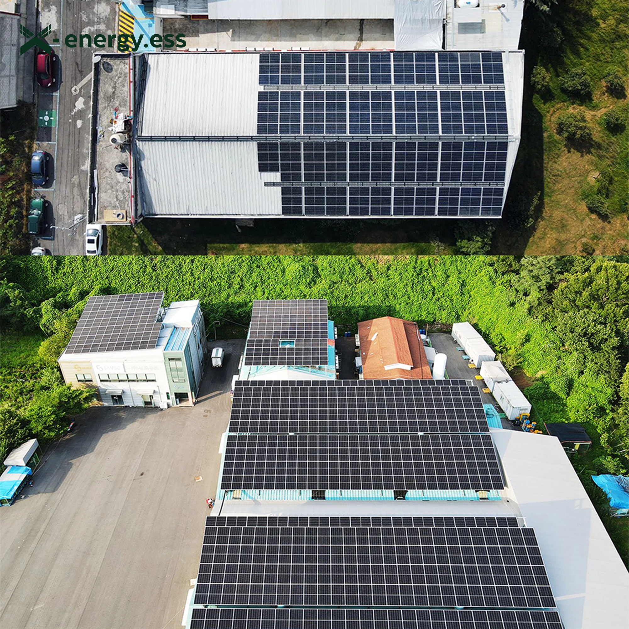 Hybrid Solar Energy System Photovoltaic Roof 5Kw 8Kw 10Kw 12Kw High Frequency Solar Generator Storage System