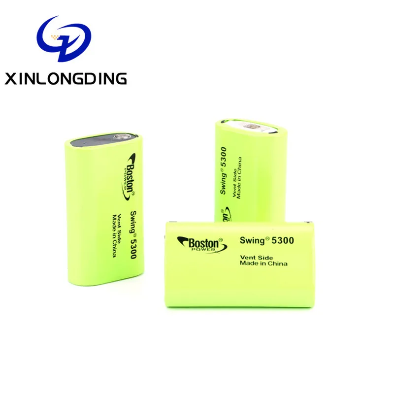 Factory wholesale Boston Swing 5300 Li-ion Cell rechargeable lithium batteries