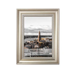 Custom Family PS Plastic Tabletop Display Picture Photo Frame With Easel