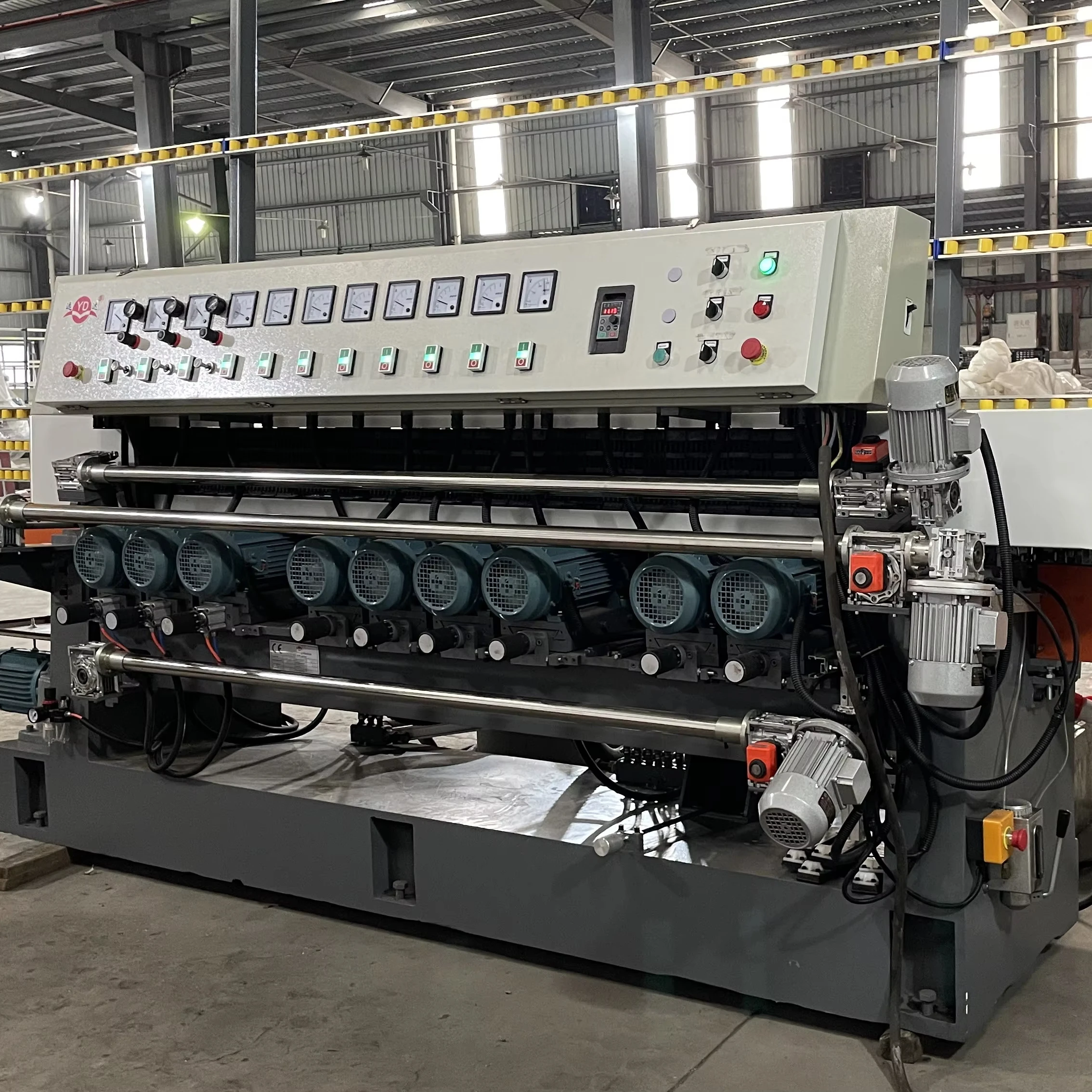 11 wheels glass beveling machine price / grinding mirror and glass machine/Glass Processing Machinery