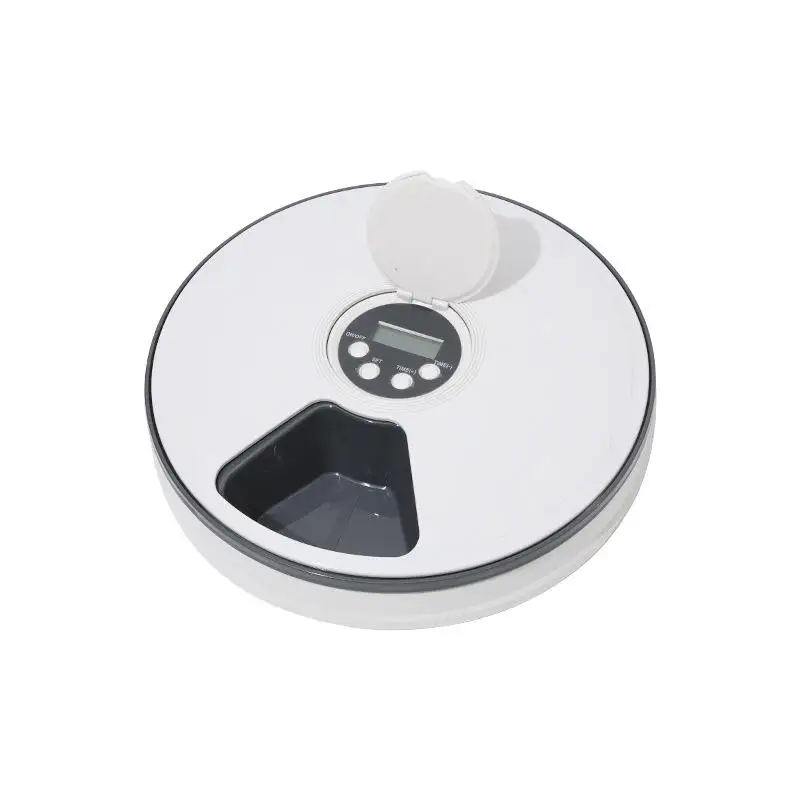 Microchip Pet Feeder 6 Separated Meal Trays Electric Cat Dog Food Bowl Automatic Pet Bowls Feeders Plastic for Dogs