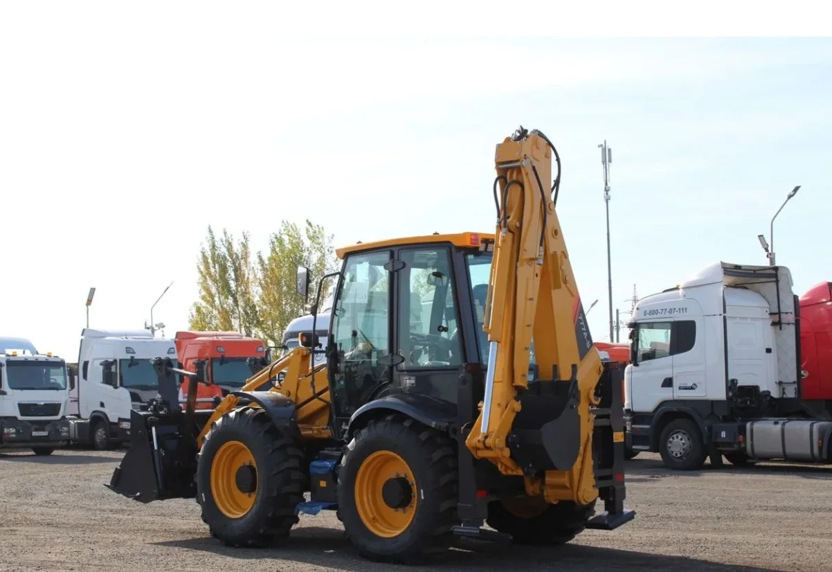 Earthmoving Machinery CLG777A China Mini Compact Tractor with  Front End Loader