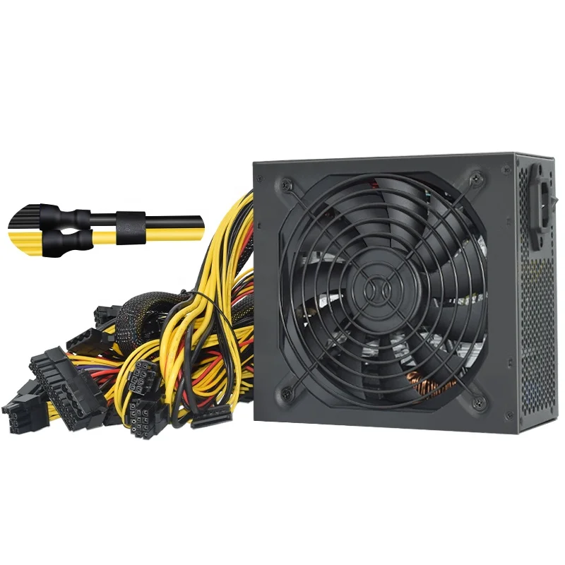 Hot Selling ATX 2400w PC Switching Power Supply PSU Support 8 GPU RU and FR Warehouse In Stock